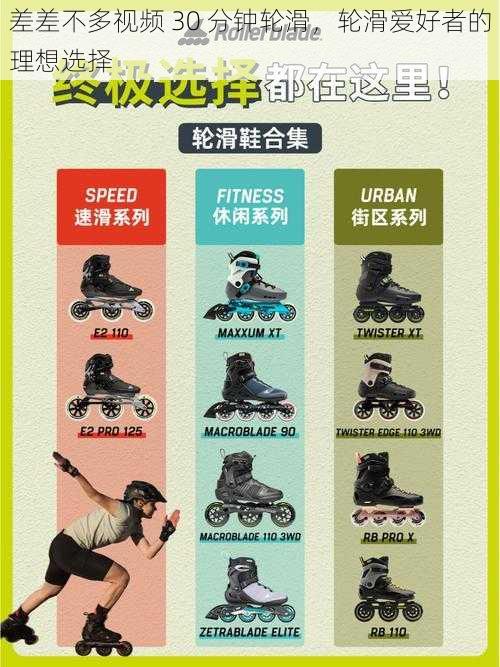 差差不多视频 30 分钟轮滑,轮滑爱好者的理想选择